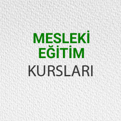Mesleki Eğitim kursları